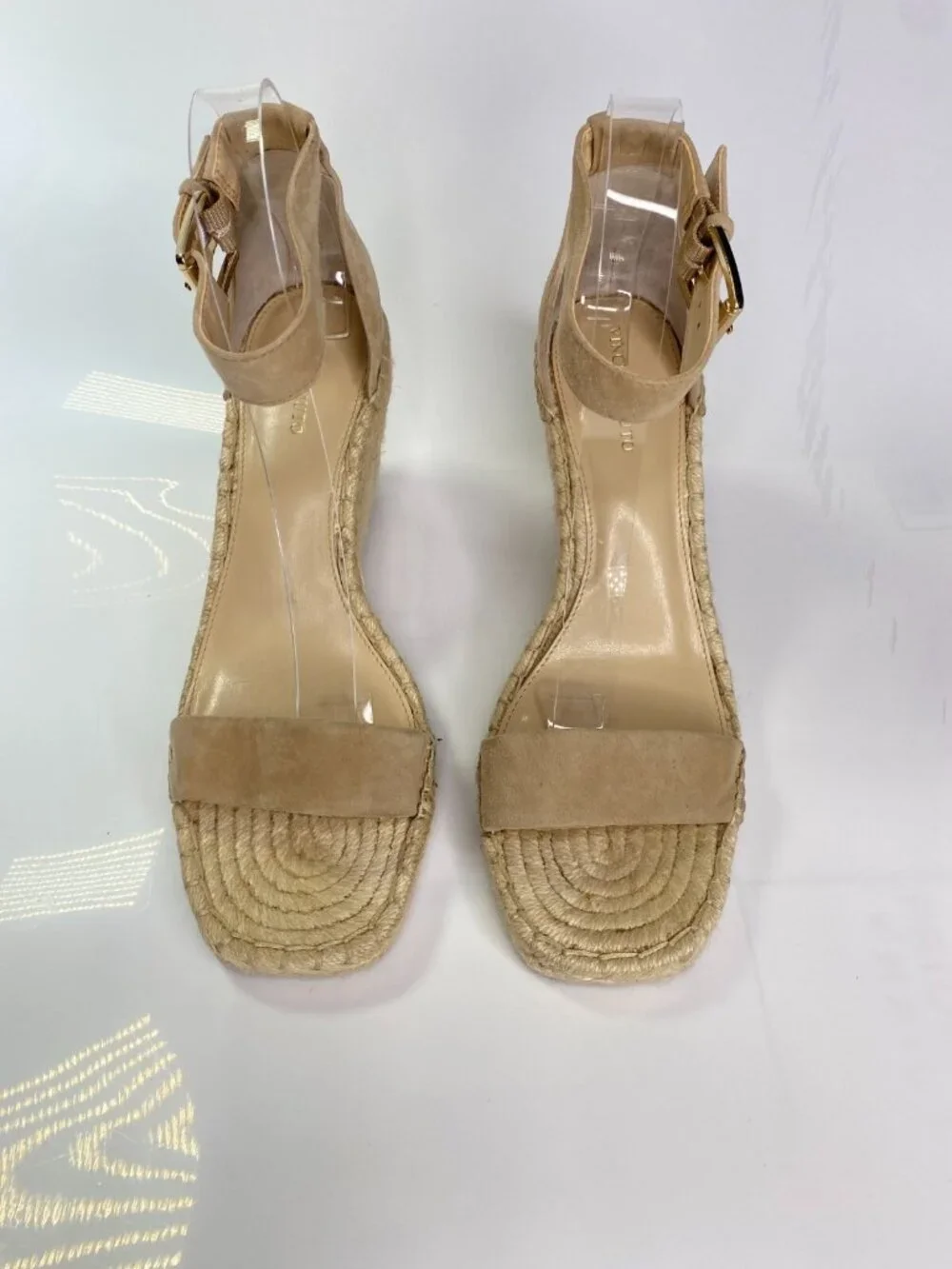 Vince Camuto Women's Meddrina Tortilla Espadrille Wedge Sandal sz 10